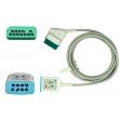 3- /6-adr. EKG-Stammkabel mit NK-Stecksystem, zu Nihon Kohden