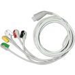 5-adr. EKG-Komplettkabel mit Klammern, zu Philips HP & Mindray Bild 2