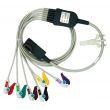 6-adr. EKG-Brustwandableitung mit Klammern, zu Physio Control für für LP 12/15/20/20e