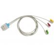 3-adr. EKG-Patientenleitung mit Klammern, zu GE Marquette (Multi-Link), 90 cm Bild 2