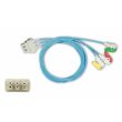 3-adr. OP-EKG-Patientenleitung mit Klammern, zu Philips HP, 100 cm