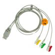 3-adr. EKG-Patientenleitung mit Klammern, zu Philips HP, 100 cm Bild 3