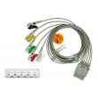 5-adr. EKG-Patientenleitung mit Klammern, zu Philips HP, 90 cm