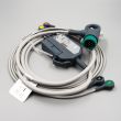 4- /6-adr. EKG-Komplettkabel mit Druckknopf, zu Physio Control für LP 12/15/20/20e