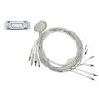 10-adr. EKG-Komplettkabel mit Bananenstecker, zu Siemens etc.