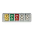 3-adr. EKG-Patientenleitung mit Klammern, zu Dräger (ARBO-VS), 100 cm Bild 3