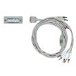 10-adr. EKG-Komplettkabel mit Bananenstecker, zu Philips