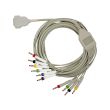 10-adr. EKG-Komplettkabel mit Bananenstecker, zu GE Hellige Bild 2