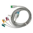 3-adr. EKG-Komplettkabel Economy mit Klammern, zu Mindray Bild 2