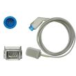 SpO2-Adapterkabel, zu Philips HP DPK1 12pin auf Nellcor, 220 cm
