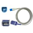 SpO2-Adapterkabel, Philips HP D-shaped 8pin auf Nellcor OxiMax, 220 cm