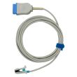 SpO2-Ohrsensor, zu GE Datex blau/flach 11pin, 300 cm Bild 2