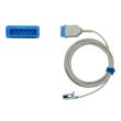 SpO2-Ohrsensor, zu GE Datex blau/flach 11pin, 300 cm