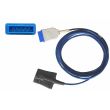 SpO2-Silikon-Fingersensor für Erw., zu GE Datex blau/flach 11pin, 300 cm