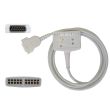 10-adr. EKG-Stammkabel mit Multi-Link, zu GE Hellige