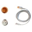 IBP-Adapterkabel für B.D.-Transducer, zu Dräger Siemens Sirecust