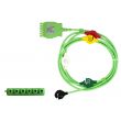 5-adr. EKG-MonoLead-Kabel an MultiMed plus-Kabel, Orig. Dräger